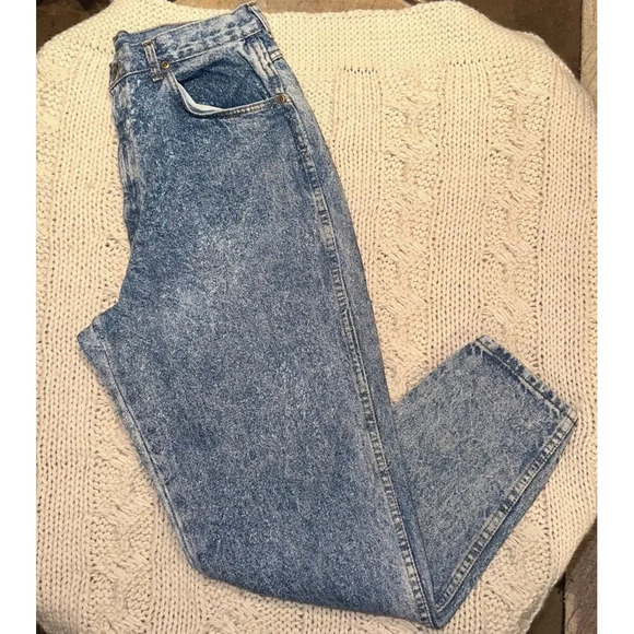 CHIC Vintage acid wash high‎ waisted jeans - Picture 5 of 12